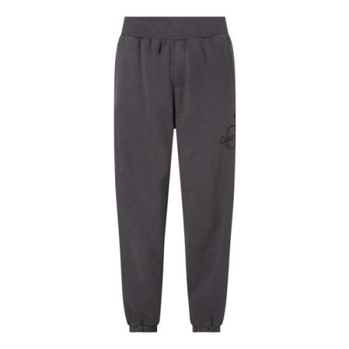 Calvin Klein Jeans Wide Trousers Gray, Herr