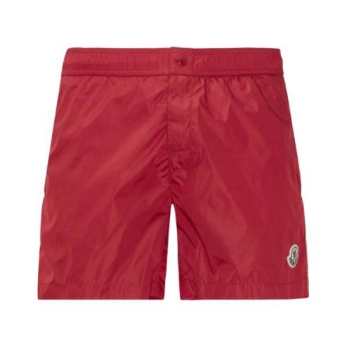 Moncler Beachwear Red, Herr