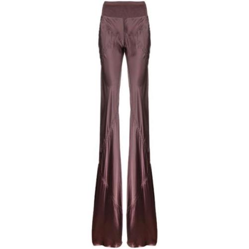 Rick Owens Wide Trousers Purple, Dam