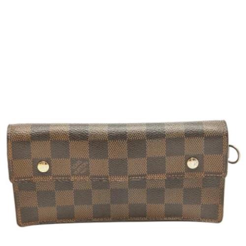 Louis Vuitton Vintage Pre-owned Belagd canvas plnbcker Brown, Dam