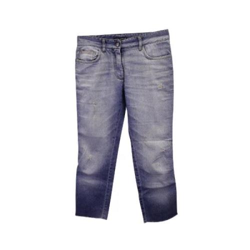 Dolce & Gabbana Pre-owned Pre-owned Bomull jeans Blue, Dam