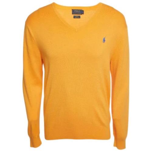 Ralph Lauren Pre-owned Pre-owned Bomull toppar Yellow, Dam