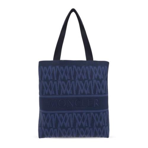 Moncler Shopper väska med monogram Blue, Unisex