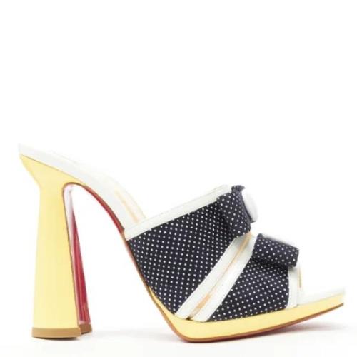 Christian Louboutin Pre-owned Pre-owned Läder klackskor Multicolor, Da...