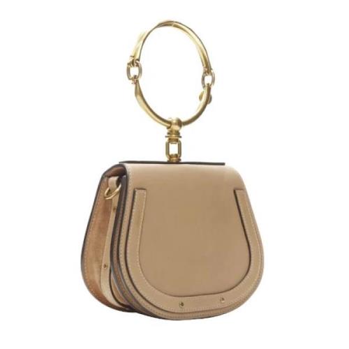 Chloé Pre-owned Pre-owned Laeder handvskor Beige, Dam