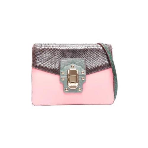 Dolce & Gabbana Pre-owned Pre-owned Laeder axelremsvskor Pink, Dam