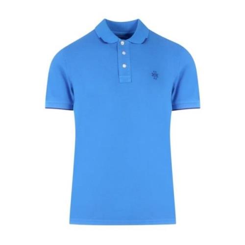 Jacob Cohën Polo Shirts Blue, Herr