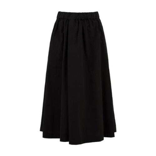 Aspesi Midi Skirts Black, Dam