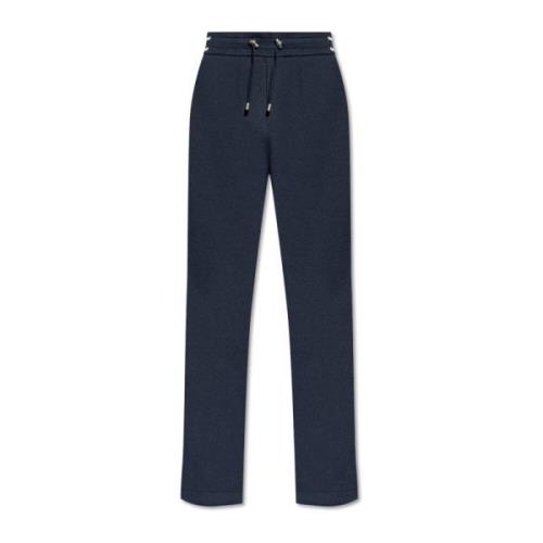 Balmain Sweatpants med logotyp Blue, Herr