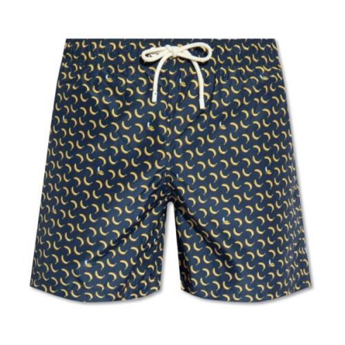 Palm Angels Badshorts Blue, Herr