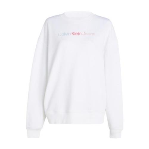 Calvin Klein Sweatshirts White, Dam