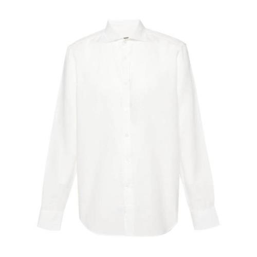 Canali Casual Shirts White, Herr