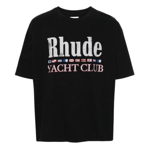 Rhude T-Shirts Black, Herr