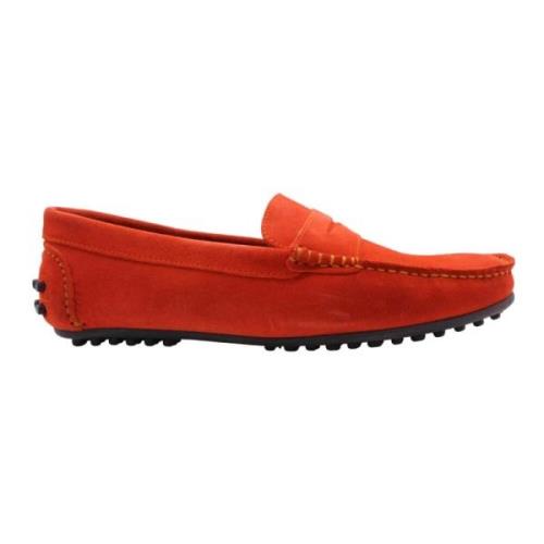 Ctwlk. Klassiska Loafers för Män Orange, Herr