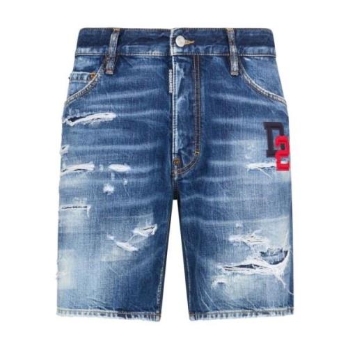 Dsquared2 Denim Shorts Blue, Herr