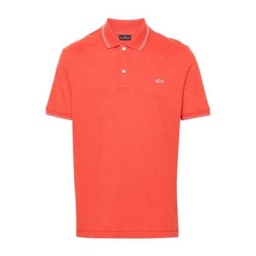 Paul & Shark Polo Shirts Orange, Herr