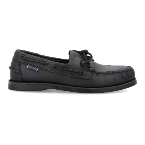 Sebago Shoes Black, Herr