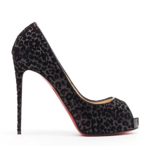 Christian Louboutin Pre-owned Pre-owned Läder klackskor Black, Dam