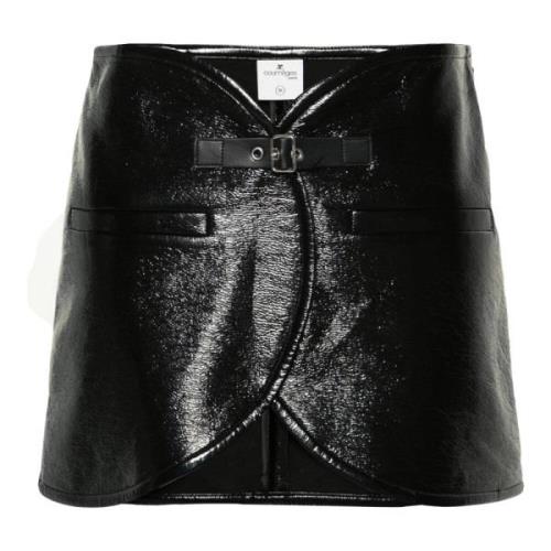 Courrèges Short Skirts Black, Dam