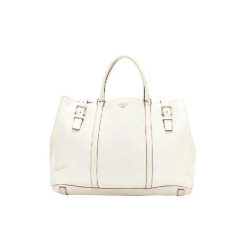 Prada Vintage Pre-owned Laeder prada-vskor White, Dam