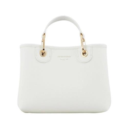 Emporio Armani Stilfullt Läder Plånbok White, Dam