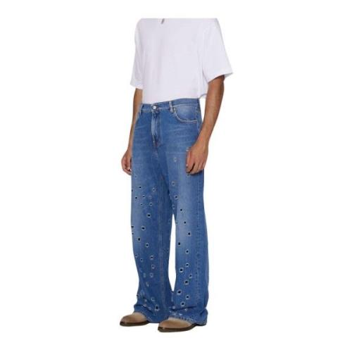 John Richmond Loose-fit Jeans Blue, Herr