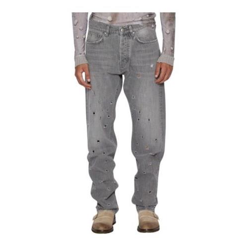 John Richmond Straight Jeans Gray, Herr