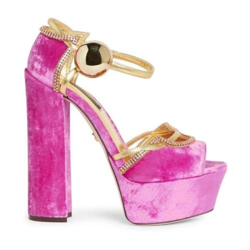 Dolce & Gabbana High Heel Sandals Pink, Dam