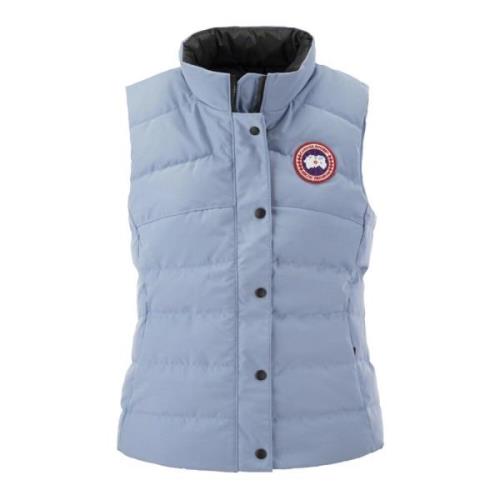 Canada Goose Vadderade Gilet Jackor Blue, Dam