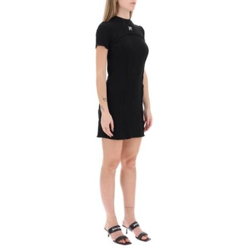 Palm Angels Short Dresses Black, Dam