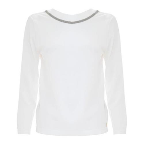 Kocca Round-neck Knitwear White, Dam