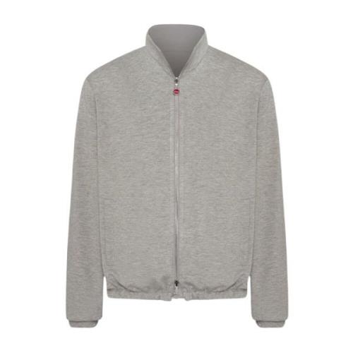 Kiton Light Jackets Gray, Herr