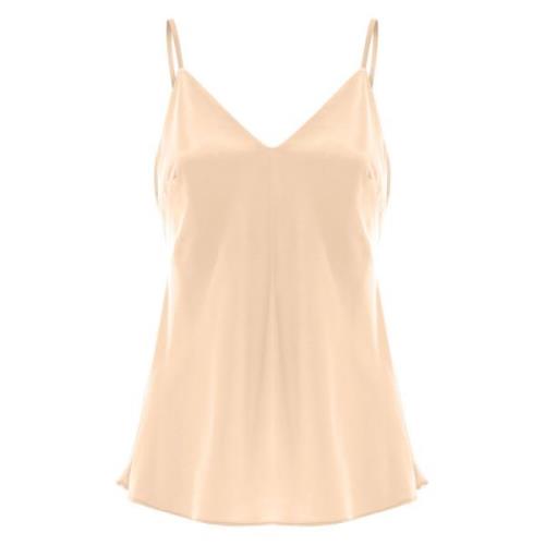 Kocca Sleeveless Tops Pink, Dam