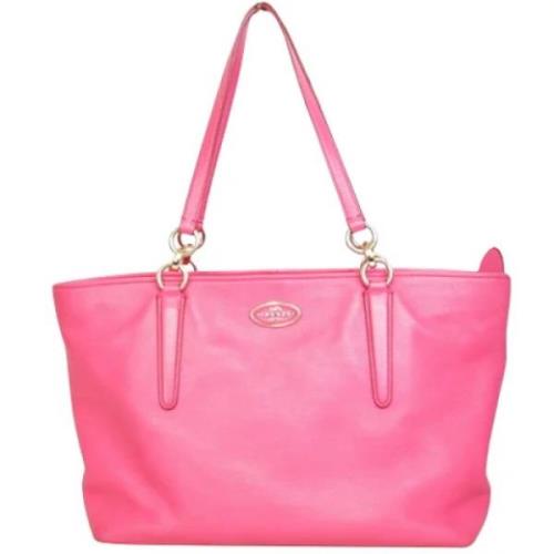 Coach Pre-owned Pre-owned Laeder axelremsvskor Pink, Dam