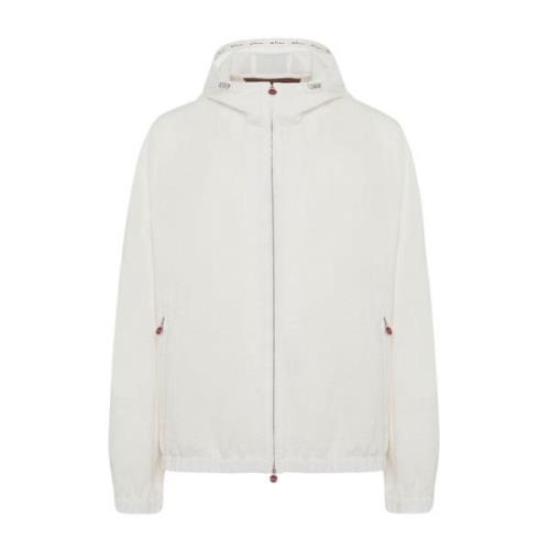 Kiton Light Jackets White, Herr