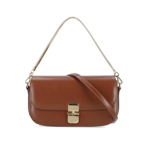 A.p.c. Shoulder Bags Brown, Dam