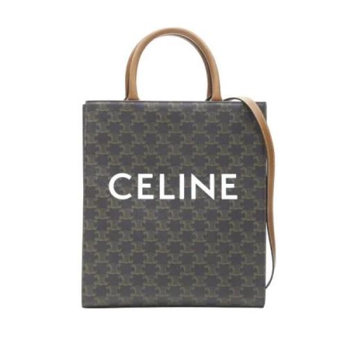 Celine Vintage Pre-owned Canvas totevskor Brown, Dam