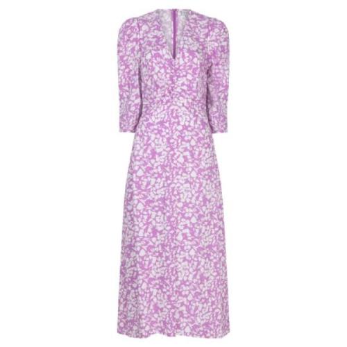 Dante 6 D6Bua printed midi dress Pink, Dam