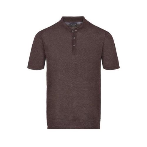 Sand Polo Shirts Brown, Herr