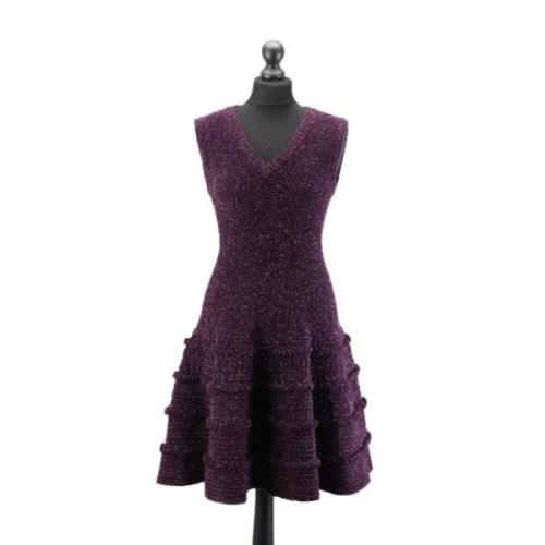 Alaïa Pre-owned Pre-owned Ylle klnningar Purple, Dam