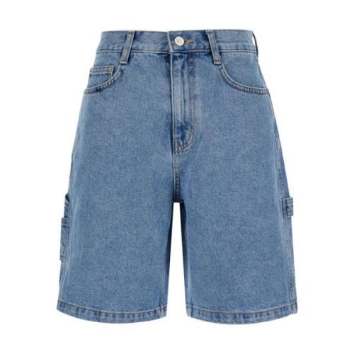 Dunst Denim Shorts Blue, Dam