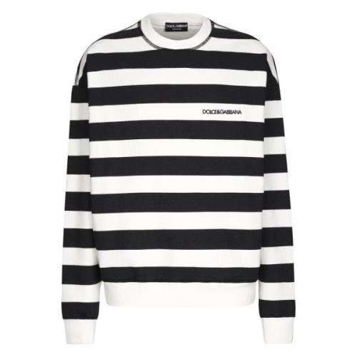 Dolce & Gabbana Round-neck Knitwear White, Herr