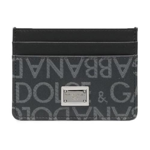 Dolce & Gabbana Svarta Plånböcker Black, Herr