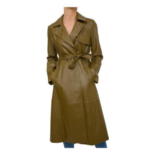 Marella Trench Coats Green, Dam