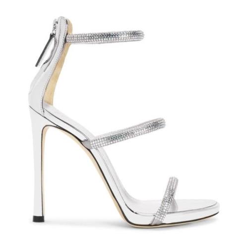 Giuseppe Zanotti High Heel Sandals Gray, Dam