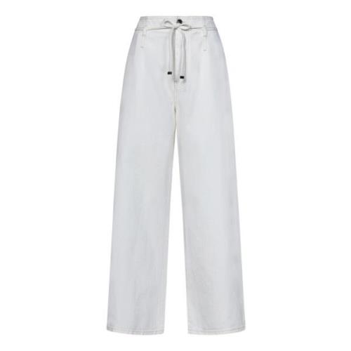 Etro Wide Trousers White, Dam