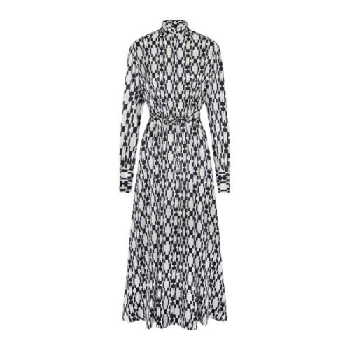 Kiton Maxi Dresses Blue, Dam