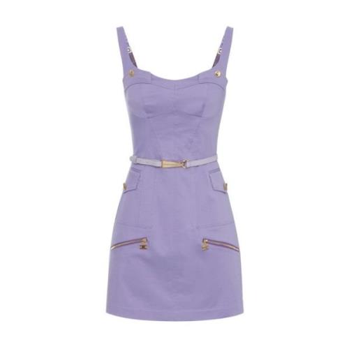 Elisabetta Franchi Elegant Klänningssamling Purple, Dam