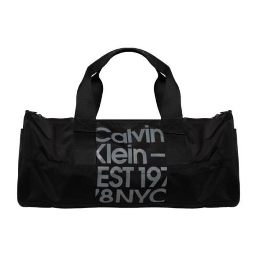 Calvin Klein Stilren Praktisk Väska Black, Herr