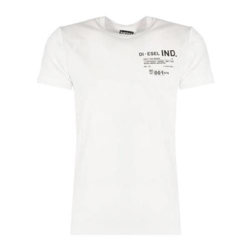 Diesel T-Shirts White, Herr